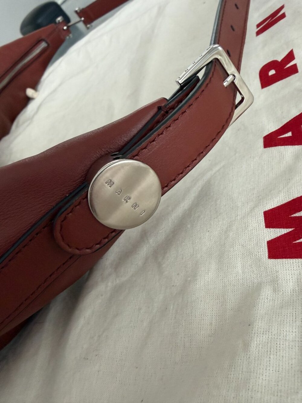 Like New - MARNI - Dot Bag - Brown - Picture 9 of 11